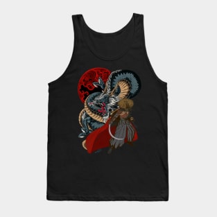 Japanese Dragon Warrior Tank Top